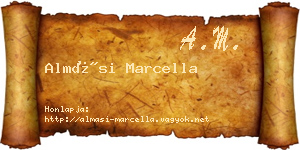 Almási Marcella névjegykártya